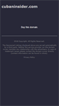 Mobile Screenshot of cubaninsider.com